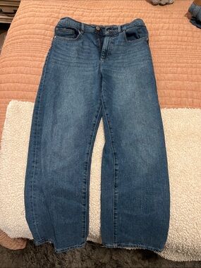 DL1961 Emilie Straight Jeans - Mid Blue Wash